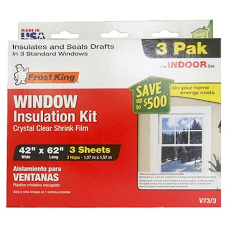 Thermwell Products V73-3H 42 x 62 in. Windows Kit 895915